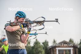 04.09.2023, Font-Romeu, France (FRA): Sebastian Samuelsson (SWE) - Biathlon training, Font-Romeu (FRA). www.nordicfocus.com. © Authamayou/NordicFocus. Every downloaded picture is fee-liable.