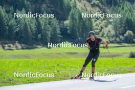22.09.2023, Bessans, France (FRA): Emilien Claude (FRA) - Biathlon training, Bessans (FRA). www.nordicfocus.com. © Authamayou/NordicFocus. Every downloaded picture is fee-liable.