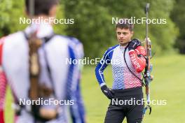 31.05.2023, Col Bayard, France (FRA): Oscar Lombardot (FRA) - Biathlon summer training, Col Bayard (FRA). www.nordicfocus.com. © Thibaut/NordicFocus. Every downloaded picture is fee-liable.