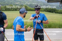 31.05.2023, Col Bayard, France (FRA): Quentin Fillon Maillet (FRA) - Biathlon summer training, Col Bayard (FRA). www.nordicfocus.com. © Thibaut/NordicFocus. Every downloaded picture is fee-liable.