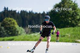 01.06.2023, La Feclaz, France (FRA): Lou Jeanmonnot (FRA) - Biathlon summer training, La Feclaz (FRA). www.nordicfocus.com. © Joly/NordicFocus. Every downloaded picture is fee-liable.