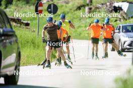 11.06.2023, Lavaze, Italy (ITA): Sebastian Samuelsson (SWE) - Biathlon summer training, Lavaze (ITA). www.nordicfocus.com. © Barbieri/NordicFocus. Every downloaded picture is fee-liable.