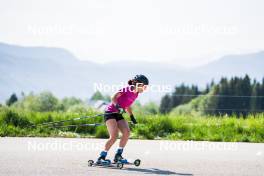 01.06.2023, La Feclaz, France (FRA): Gilonne Guigonnat (FRA) - Biathlon summer training, La Feclaz (FRA). www.nordicfocus.com. © Joly/NordicFocus. Every downloaded picture is fee-liable.