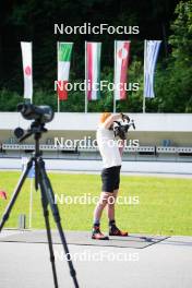 03.06.2023, Ruhpolding, Germany (GER): Dajan Danuser (SUI) - Biathlon summer training, Ruhpolding (GER). www.nordicfocus.com. © Reiter/NordicFocus. Every downloaded picture is fee-liable.