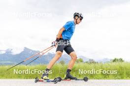 31.05.2023, Col Bayard, France (FRA): Quentin Fillon Maillet (FRA) - Biathlon summer training, Col Bayard (FRA). www.nordicfocus.com. © Thibaut/NordicFocus. Every downloaded picture is fee-liable.