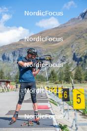22.09.2023, Bessans, France (FRA): Emilien Jacquelin (FRA) - Biathlon training, Bessans (FRA). www.nordicfocus.com. © Authamayou/NordicFocus. Every downloaded picture is fee-liable.