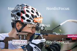 05.10.2023, Lavaze (ITA):  Philipp Nawrath (GER) - Biathlon summer training, Lavaze (ITA). www.nordicfocus.com. © Vanzetta/NordicFocus. Every downloaded picture is fee-liable.