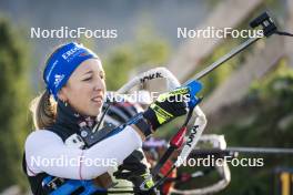 06.10.2023, Lavaze (ITA):  Franziska Preuss (GER) - Biathlon summer training, Lavaze (ITA). www.nordicfocus.com. © Vanzetta/NordicFocus. Every downloaded picture is fee-liable.