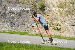 04.06.2023, Ruhpolding, Germany (GER): Dajan Danuser (SUI) - Biathlon summer training, Ruhpolding (GER). www.nordicfocus.com. © Reiter/NordicFocus. Every downloaded picture is fee-liable.