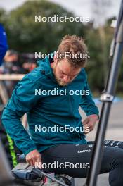 30.08.2023, Font-Romeu, France (FRA): Antonin Guigonnat (FRA) - Biathlon training, Font-Romeu (FRA). www.nordicfocus.com. © Authamayou/NordicFocus. Every downloaded picture is fee-liable.