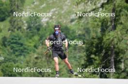 08.08.2023, Ruhpolding, Germany (GER): Patrick Braunhofer (ITA) - Biathlon summer training, Ruhpolding (GER). www.nordicfocus.com. © Reiter/NordicFocus. Every downloaded picture is fee-liable.