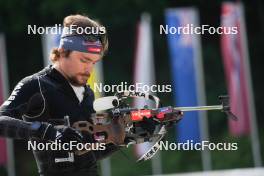 04.06.2023, Ruhpolding, Germany (GER): Jeremy Finello (SUI) - Biathlon summer training, Ruhpolding (GER). www.nordicfocus.com. © Reiter/NordicFocus. Every downloaded picture is fee-liable.