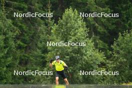 28.08.2023, Obertilliach, Austria (AUT): Sturla Holm Laegreid (NOR) - Biathlon summer training, Obertilliach (AUT). www.nordicfocus.com. © Barbieri/NordicFocus. Every downloaded picture is fee-liable.