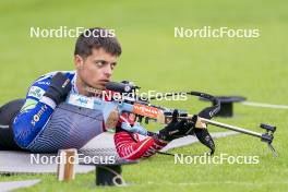 31.05.2023, Col Bayard, France (FRA): Oscar Lombardot (FRA) - Biathlon summer training, Col Bayard (FRA). www.nordicfocus.com. © Thibaut/NordicFocus. Every downloaded picture is fee-liable.