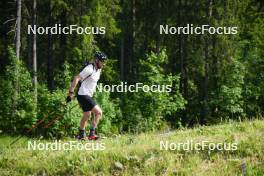 03.06.2023, Ruhpolding, Germany (GER): Dajan Danuser (SUI) - Biathlon summer training, Ruhpolding (GER). www.nordicfocus.com. © Reiter/NordicFocus. Every downloaded picture is fee-liable.