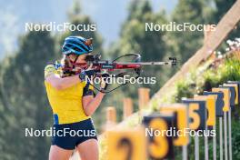 08.06.2023, Lavaze, Italy (ITA): Stina Nilsson (SWE) - Biathlon summer training, Lavaze (ITA). www.nordicfocus.com. © Barbieri/NordicFocus. Every downloaded picture is fee-liable.