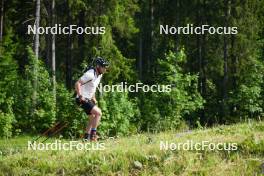 03.06.2023, Ruhpolding, Germany (GER): Dajan Danuser (SUI) - Biathlon summer training, Ruhpolding (GER). www.nordicfocus.com. © Reiter/NordicFocus. Every downloaded picture is fee-liable.