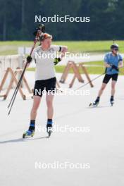 04.06.2023, Ruhpolding, Germany (GER): Sebastian Stalder (SUI) - Biathlon summer training, Ruhpolding (GER). www.nordicfocus.com. © Reiter/NordicFocus. Every downloaded picture is fee-liable.