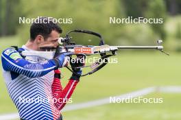 31.05.2023, Col Bayard, France (FRA): Quentin Fillon Maillet (FRA) - Biathlon summer training, Col Bayard (FRA). www.nordicfocus.com. © Thibaut/NordicFocus. Every downloaded picture is fee-liable.