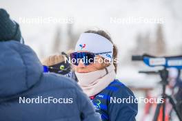 03.11.2023, Bessans, France (FRA): Gilonne Guigonnat (FRA) - Biathlon training, Bessans (FRA). www.nordicfocus.com. © Authamayou/NordicFocus. Every downloaded picture is fee-liable.