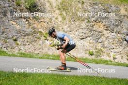 04.06.2023, Ruhpolding, Germany (GER): Dajan Danuser (SUI) - Biathlon summer training, Ruhpolding (GER). www.nordicfocus.com. © Reiter/NordicFocus. Every downloaded picture is fee-liable.