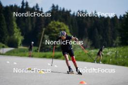 01.06.2023, La Feclaz, France (FRA): Caroline Colombo (FRA) - Biathlon summer training, La Feclaz (FRA). www.nordicfocus.com. © Joly/NordicFocus. Every downloaded picture is fee-liable.