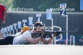 03.06.2023, Ruhpolding, Germany (GER): Niklas Hartweg (SUI) - Biathlon summer training, Ruhpolding (GER). www.nordicfocus.com. © Reiter/NordicFocus. Every downloaded picture is fee-liable.