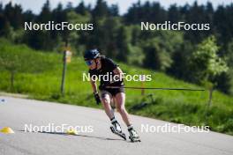 01.06.2023, La Feclaz, France (FRA): Lou Jeanmonnot (FRA) - Biathlon summer training, La Feclaz (FRA). www.nordicfocus.com. © Joly/NordicFocus. Every downloaded picture is fee-liable.