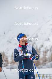 03.11.2023, Bessans, France (FRA): Antonin Guigonnat (FRA) - Biathlon training, Bessans (FRA). www.nordicfocus.com. © Authamayou/NordicFocus. Every downloaded picture is fee-liable.