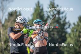 23.08.2023, Font-Romeu, France (FRA): Caroline Colombo (FRA) - Biathlon training, Font-Romeu (FRA). www.nordicfocus.com. © Authamayou/NordicFocus. Every downloaded picture is fee-liable.