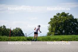 01.06.2023, La Feclaz, France (FRA): Sophie Chauveau (FRA) - Biathlon summer training, La Feclaz (FRA). www.nordicfocus.com. © Joly/NordicFocus. Every downloaded picture is fee-liable.