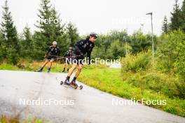 28.08.2023, Obertilliach, Austria (AUT): Sturla Holm Laegreid (NOR) - Biathlon summer training, Obertilliach (AUT). www.nordicfocus.com. © Barbieri/NordicFocus. Every downloaded picture is fee-liable.