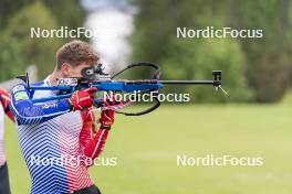 31.05.2023, Col Bayard, France (FRA): Fabien Claude (FRA) - Biathlon summer training, Col Bayard (FRA). www.nordicfocus.com. © Thibaut/NordicFocus. Every downloaded picture is fee-liable.