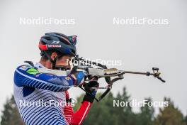 26.08.2023, Font-Romeu, France (FRA): Quentin Fillon-Maillet (FRA) - Biathlon training, Font-Romeu (FRA). www.nordicfocus.com. © Authamayou/NordicFocus. Every downloaded picture is fee-liable.