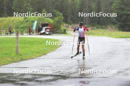 22.06.2023, Correncon-en-Vercors, France (FRA): Quentin Fillon Maillet (FRA) - Biathlon summer training, Correncon-en-Vercors (FRA). www.nordicfocus.com. © Henriques/NordicFocus. Every downloaded picture is fee-liable.