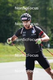 08.08.2023, Ruhpolding, Germany (GER): Didier Bionaz (ITA) - Biathlon summer training, Ruhpolding (GER). www.nordicfocus.com. © Reiter/NordicFocus. Every downloaded picture is fee-liable.