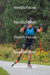 26.08.2023, Font-Romeu, France (FRA): Emilien Claude (FRA) - Biathlon training, Font-Romeu (FRA). www.nordicfocus.com. © Authamayou/NordicFocus. Every downloaded picture is fee-liable.