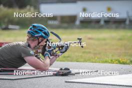 04.09.2023, Font-Romeu, France (FRA): Sebastian Samuelsson (SWE) - Biathlon training, Font-Romeu (FRA). www.nordicfocus.com. © Authamayou/NordicFocus. Every downloaded picture is fee-liable.