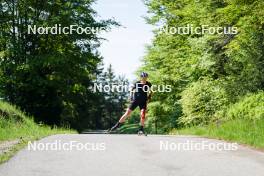 01.06.2023, La Feclaz, France (FRA): Caroline Colombo (FRA) - Biathlon summer training, La Feclaz (FRA). www.nordicfocus.com. © Joly/NordicFocus. Every downloaded picture is fee-liable.