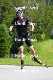 04.06.2023, Ruhpolding, Germany (GER): Niklas Hartweg (SUI) - Biathlon summer training, Ruhpolding (GER). www.nordicfocus.com. © Reiter/NordicFocus. Every downloaded picture is fee-liable.