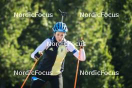 06.10.2023, Lavaze (ITA):  Franziska Preuss (GER) - Biathlon summer training, Lavaze (ITA). www.nordicfocus.com. © Vanzetta/NordicFocus. Every downloaded picture is fee-liable.