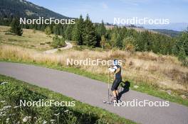 06.10.2023, Lavaze (ITA):  Franziska Preuss (GER) - Biathlon summer training, Lavaze (ITA). www.nordicfocus.com. © Vanzetta/NordicFocus. Every downloaded picture is fee-liable.