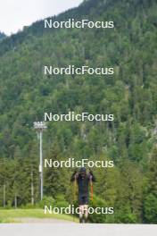 04.06.2023, Ruhpolding, Germany (GER): Jeremy Finello (SUI) - Biathlon summer training, Ruhpolding (GER). www.nordicfocus.com. © Reiter/NordicFocus. Every downloaded picture is fee-liable.