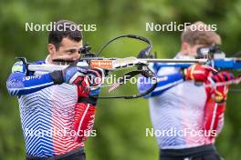 31.05.2023, Col Bayard, France (FRA): Quentin Fillon Maillet (FRA) - Biathlon summer training, Col Bayard (FRA). www.nordicfocus.com. © Thibaut/NordicFocus. Every downloaded picture is fee-liable.