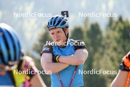 11.06.2023, Lavaze, Italy (ITA): Sebastian Samuelsson (SWE) - Biathlon summer training, Lavaze (ITA). www.nordicfocus.com. © Barbieri/NordicFocus. Every downloaded picture is fee-liable.