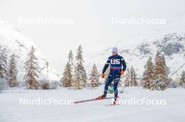 03.11.2023, Bessans, France (FRA): Fabien Claude (FRA) - Biathlon training, Bessans (FRA). www.nordicfocus.com. © Authamayou/NordicFocus. Every downloaded picture is fee-liable.