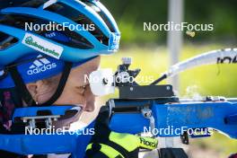 06.10.2023, Lavaze (ITA):  Franziska Preuss (GER) - Biathlon summer training, Lavaze (ITA). www.nordicfocus.com. © Vanzetta/NordicFocus. Every downloaded picture is fee-liable.