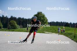 01.06.2023, La Feclaz, France (FRA): Caroline Colombo (FRA) - Biathlon summer training, La Feclaz (FRA). www.nordicfocus.com. © Joly/NordicFocus. Every downloaded picture is fee-liable.