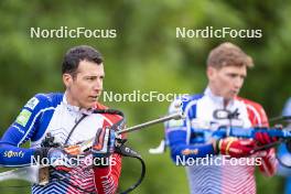 31.05.2023, Col Bayard, France (FRA): Quentin Fillon Maillet (FRA) - Biathlon summer training, Col Bayard (FRA). www.nordicfocus.com. © Thibaut/NordicFocus. Every downloaded picture is fee-liable.