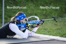 06.10.2023, Lavaze (ITA):  Franziska Preuss (GER) - Biathlon summer training, Lavaze (ITA). www.nordicfocus.com. © Vanzetta/NordicFocus. Every downloaded picture is fee-liable.